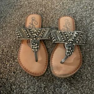 Naughty Monkey Beaded Sandals